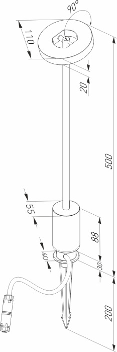 35185/S черный Elektrostandard