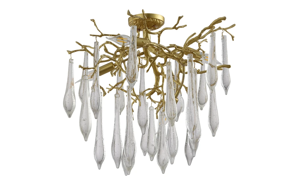 REINA PL5 D600 GOLD PEARL Crystal Lux