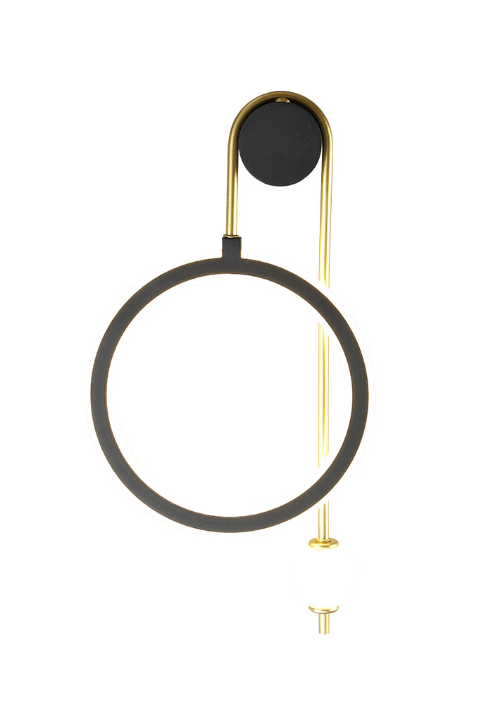 CORIDA AP25W LED BLACK/GOLD Crystal Lux