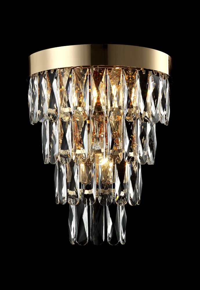 ABIGAIL AP3 GOLD/TRANSPARENT Crystal Lux
