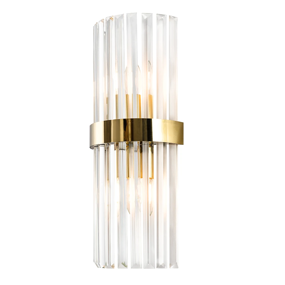 SORPRESA AP2 BRASS/TRANSPARENTE Crystal Lux