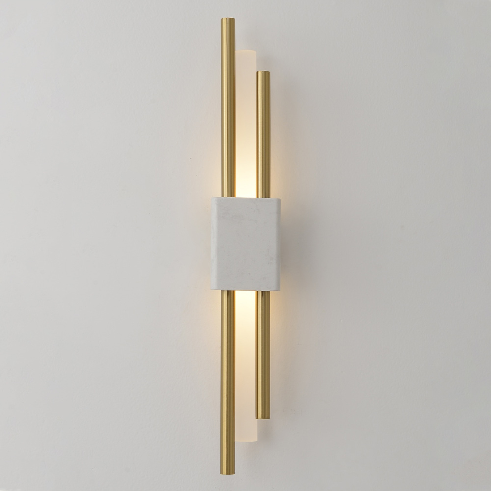 CARTA AP6W LED WHITE/BRASS Crystal Lux