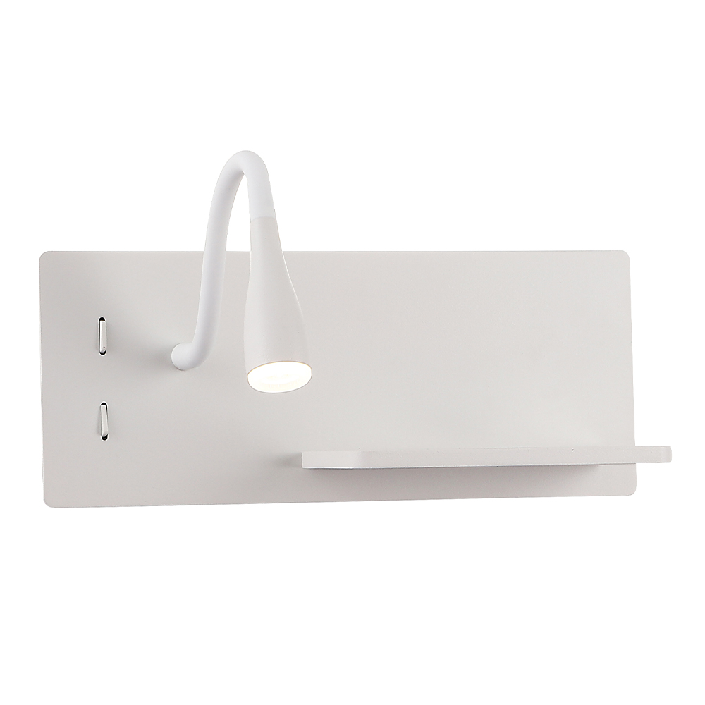 CLT 217W Qi+USB WH Crystal Lux