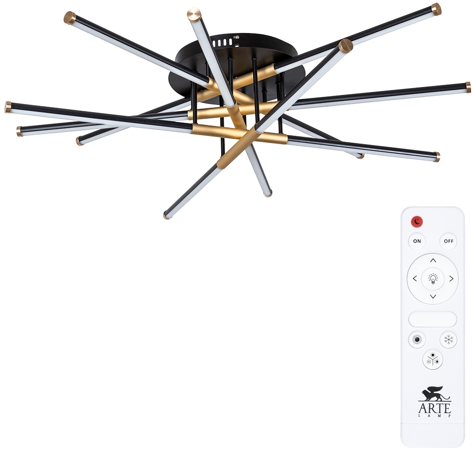 A2199PL-6BK Arte Lamp