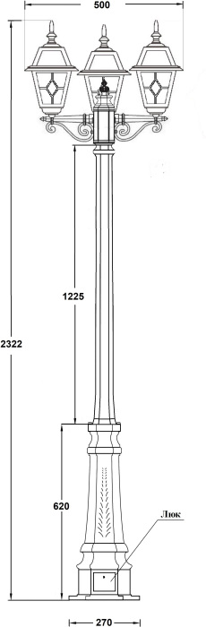 91109B 029 Bl Oasis Light
