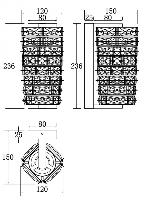 MOD124WL-L6CH3K Maytoni
