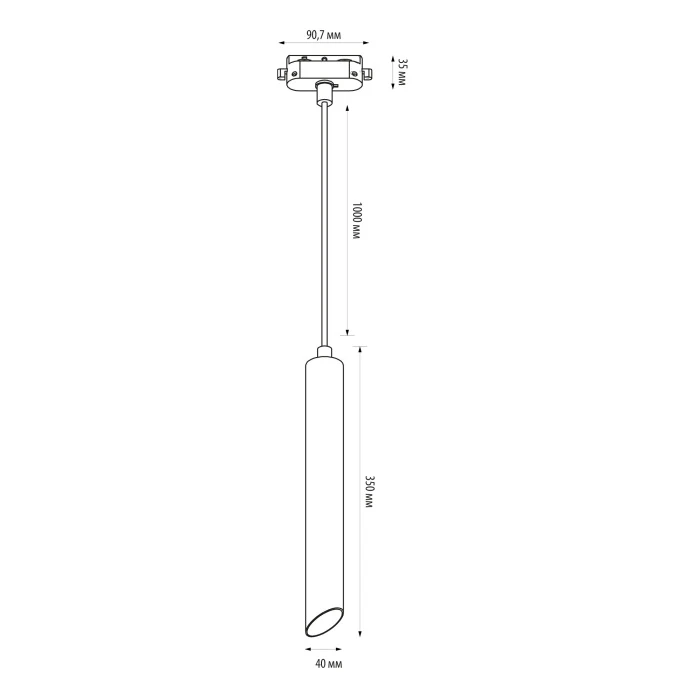 ULB-Q311 12W/4000K BLACK Volpe