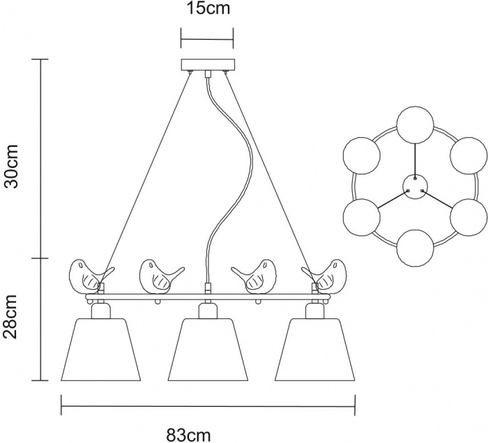 A4289LM-6WH Arte Lamp