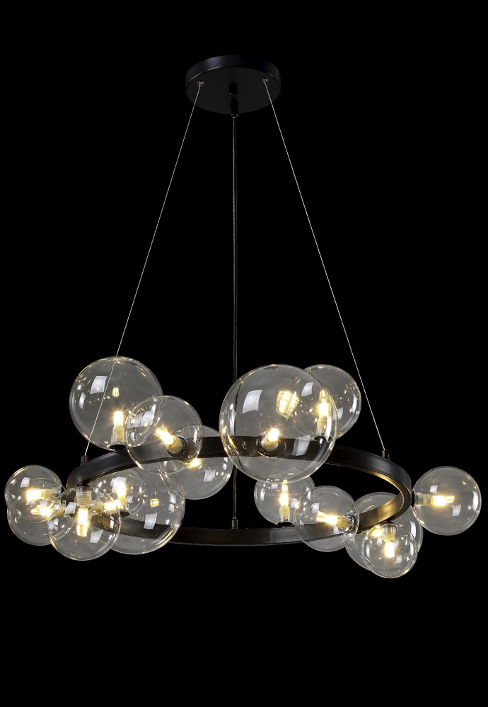 AGATA SP15 V2 BLACK/TRANSPARENTE Crystal Lux