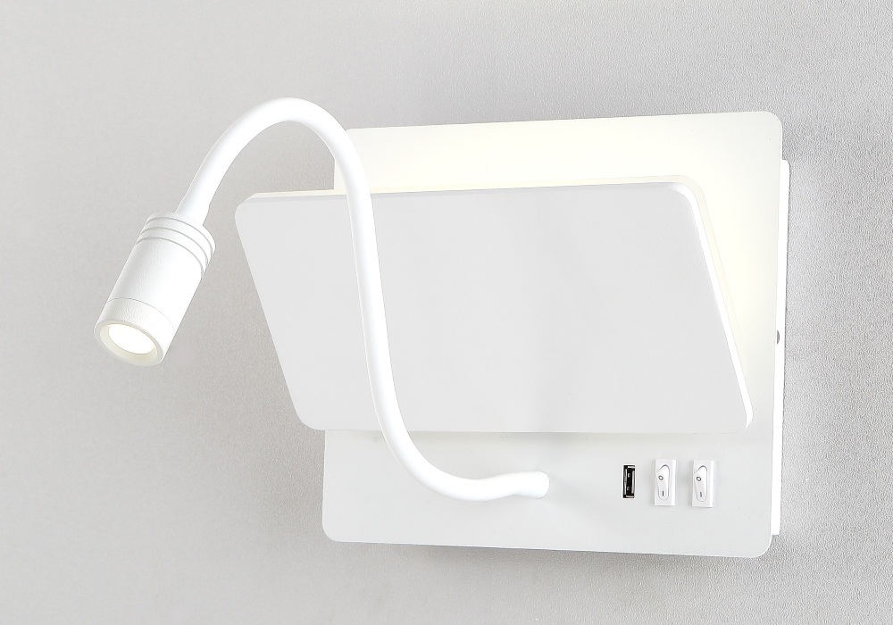 DUO AP9W LED WH Crystal Lux