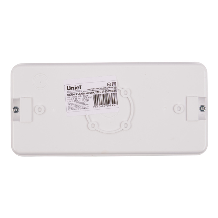 ULW-K25B 6W/4000K/EMG IP65 WHITE Uniel
