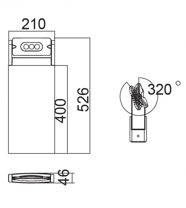 W6146S-1-526 S Oasis Light