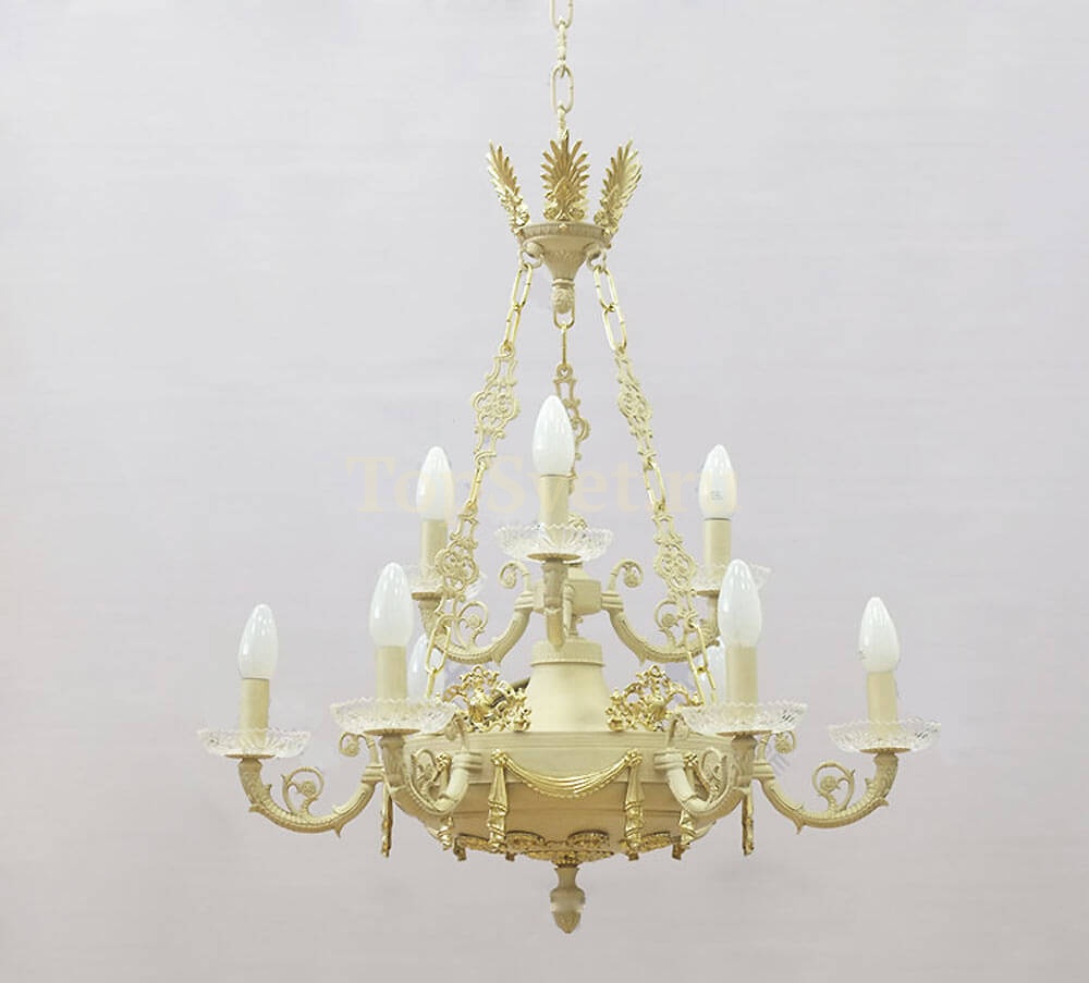 970/6+3 IVORY+GOLD Nervilamp