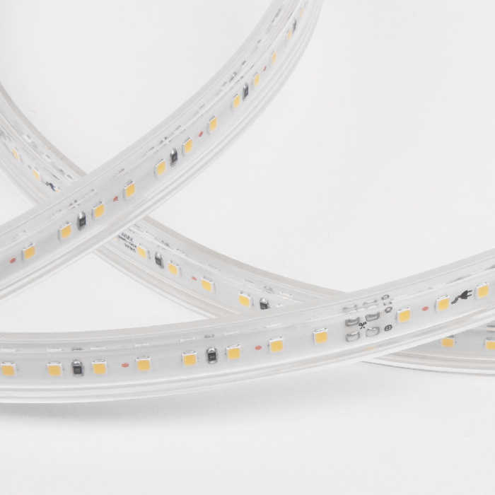 Лента светодиодная 220V 8W 60Led 2835 IP65 дневной белый, 50 м_