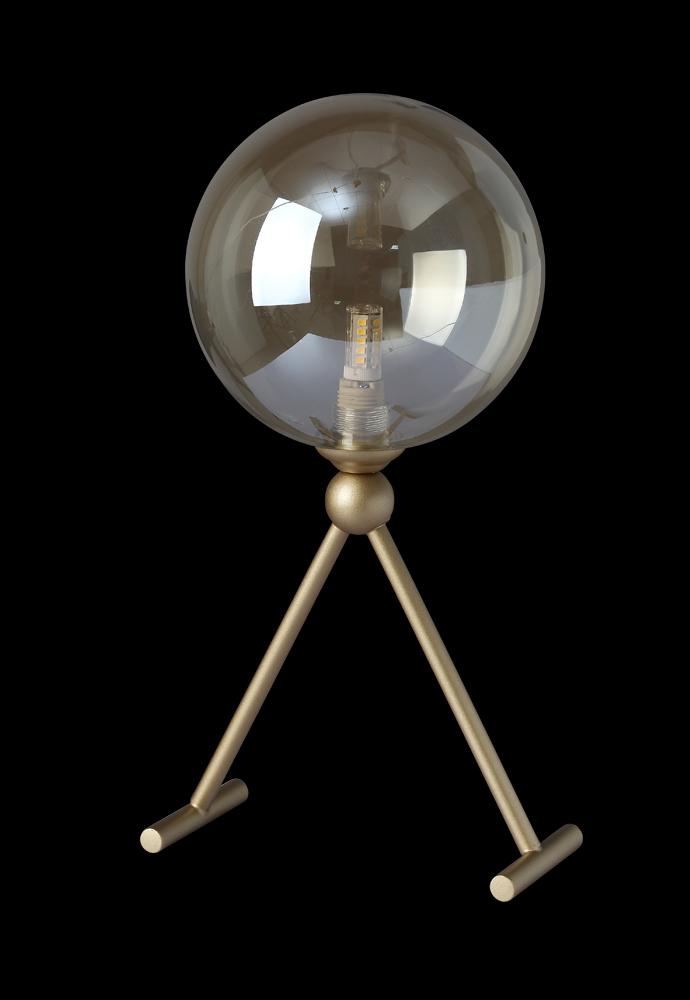 FRANCISCA LG1 GOLD/COGNAC Crystal Lux