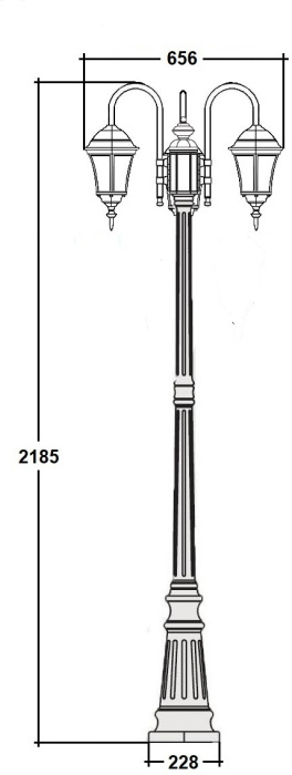 91309SB/10 down Bl Oasis Light