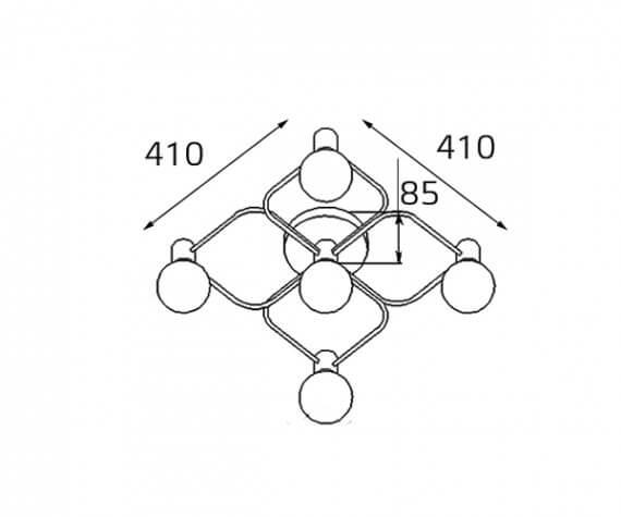 Vega PL 6088/5 bronze Italline