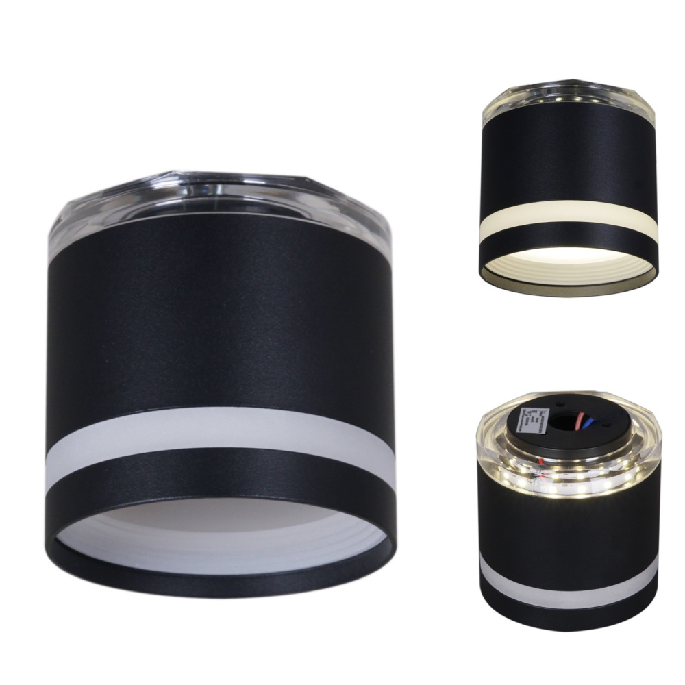 53001-9.5-001LD GX53+LED3W BK Reluce