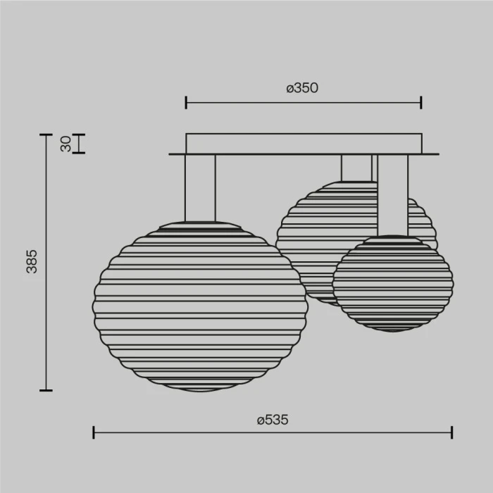 MOD268CL-03G Maytoni