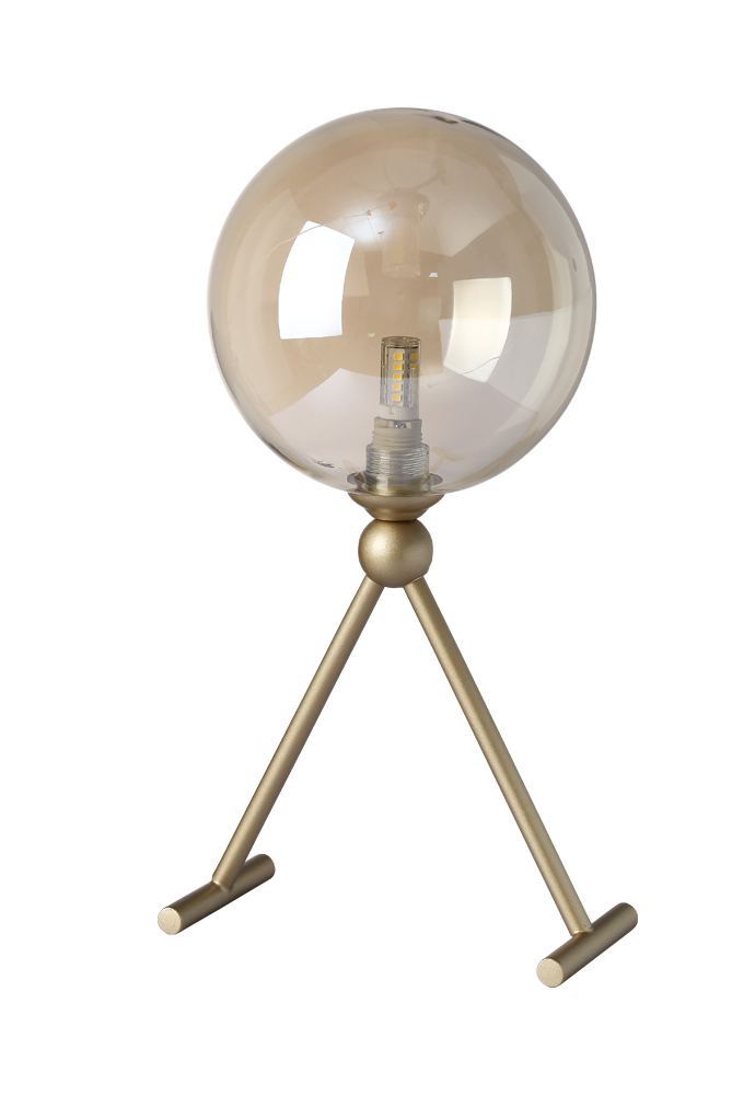 FRANCISCA LG1 GOLD/COGNAC Crystal Lux