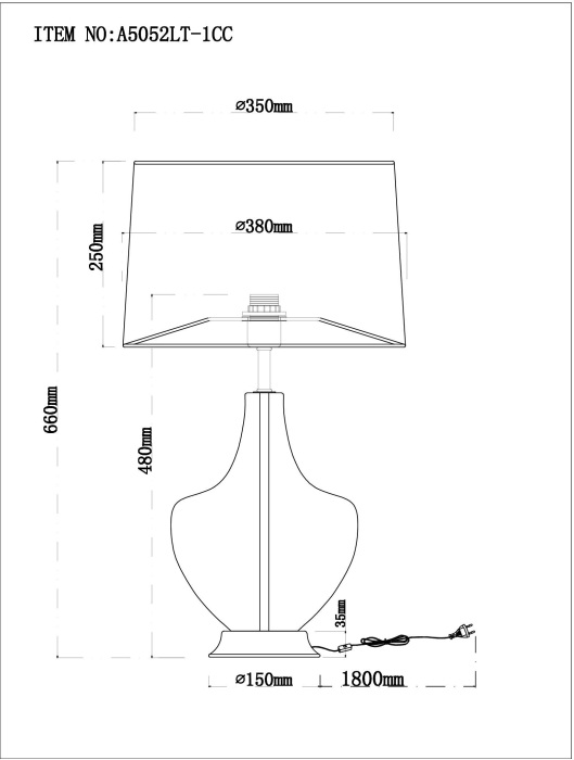 A5052LT-1CC Arte Lamp
