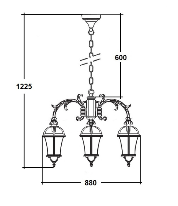 95270L/3/16L Bl Oasis Light