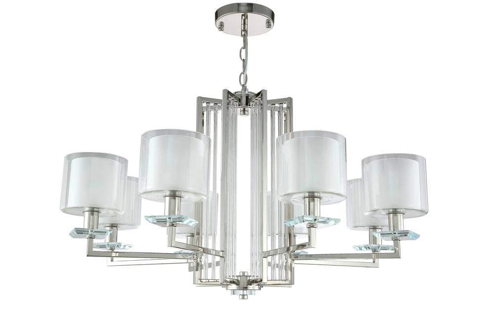 NICOLAS SP-PL8 NICKEL/WHITE Crystal Lux