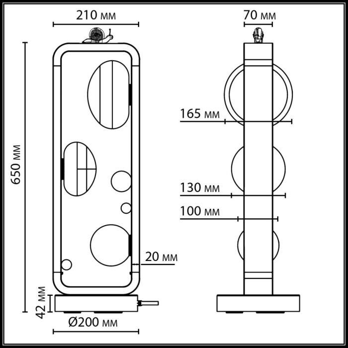 5434/3FB Odeon Light