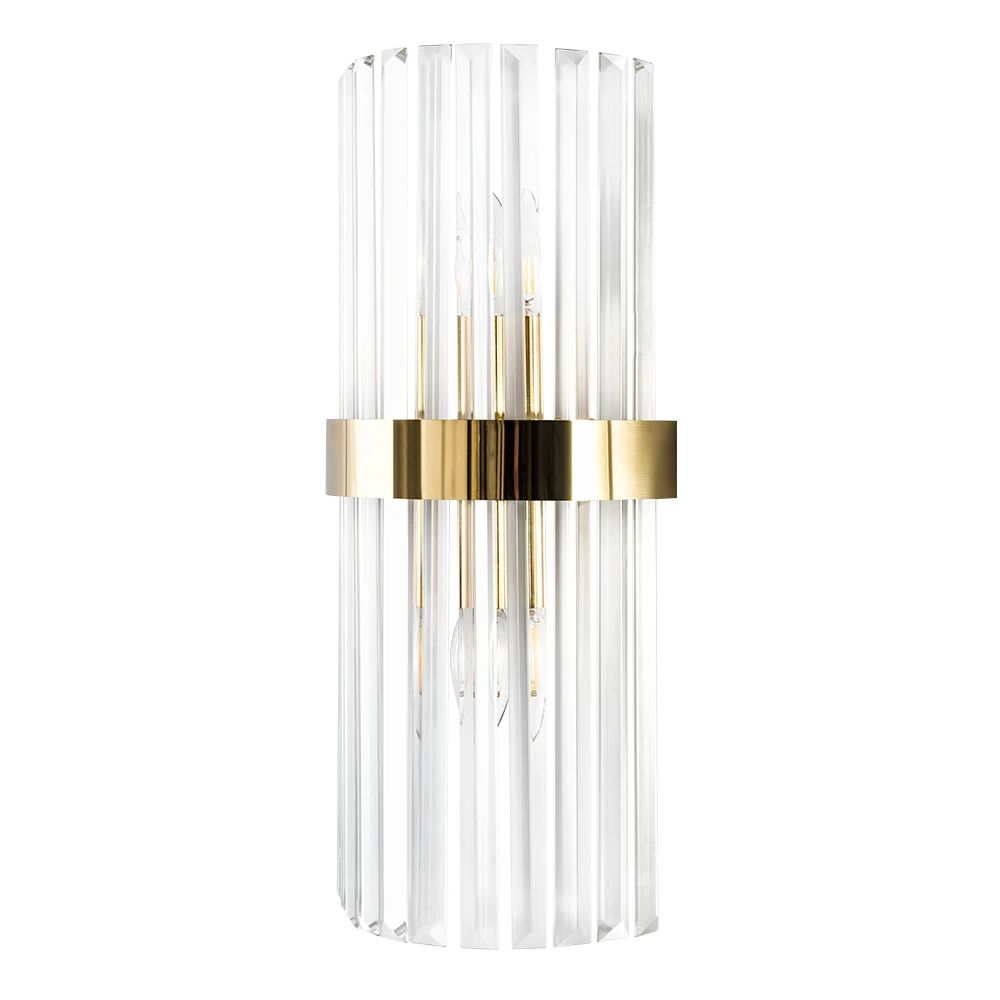 SORPRESA AP2 BRASS/TRANSPARENTE Crystal Lux