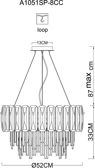 A1051SP-8CC Arte Lamp