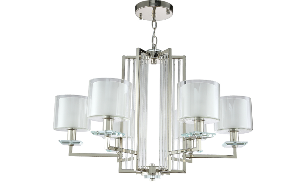 NICOLAS SP-PL6 NICKEL/WHITE Crystal Lux