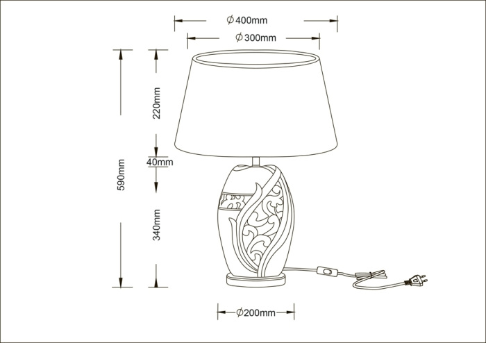 A4064LT-1BR Arte Lamp