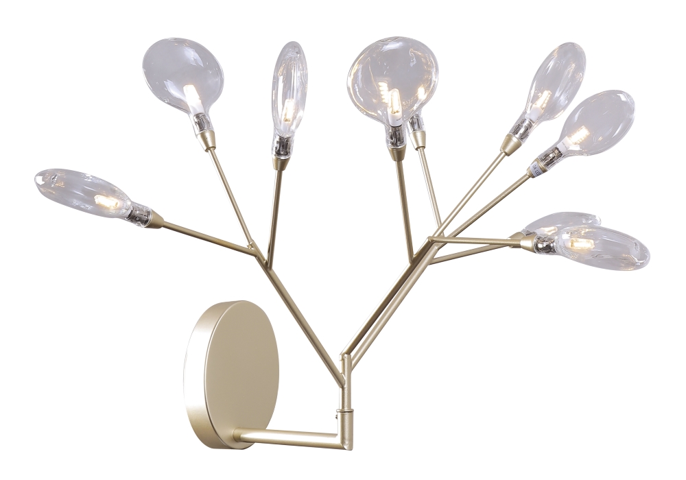 EVITA AP9 GOLD/TRANSPARENT Crystal Lux