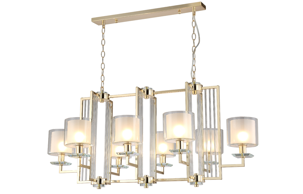 NICOLAS SP8 L1000 GOLD/WHITE Crystal Lux