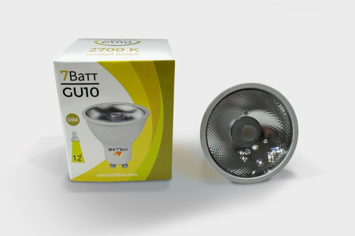 HL GU10/7W/2700K DIM Italline