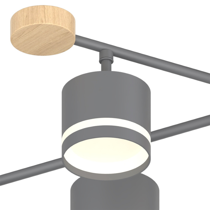 78730-0.3-06 GX53 GREY+WOOD Reluce