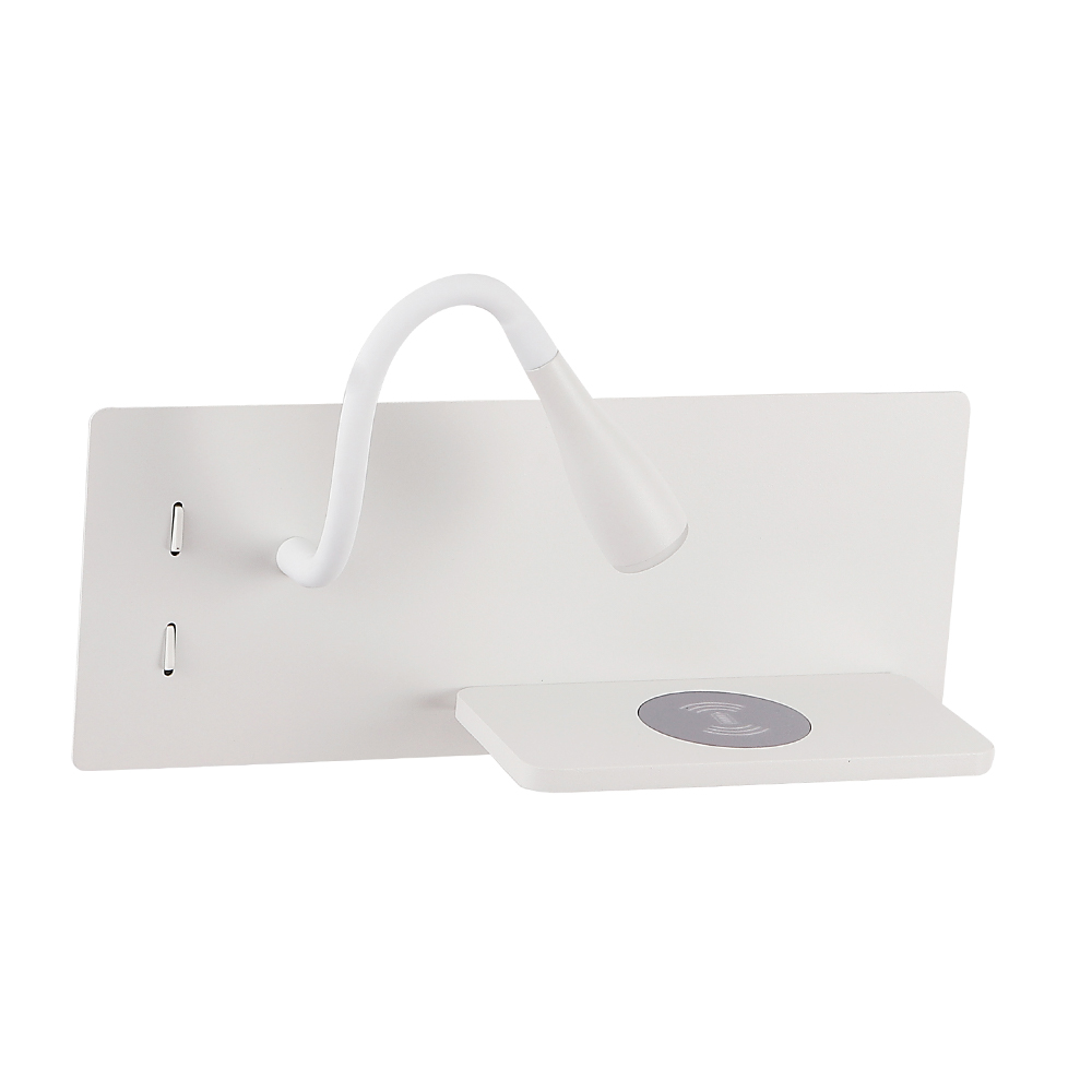 CLT 217W Qi+USB WH Crystal Lux
