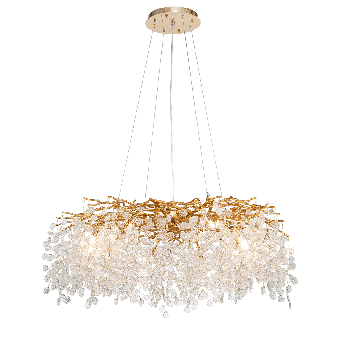 FTB006R-100 brass/clear Delight Collection
