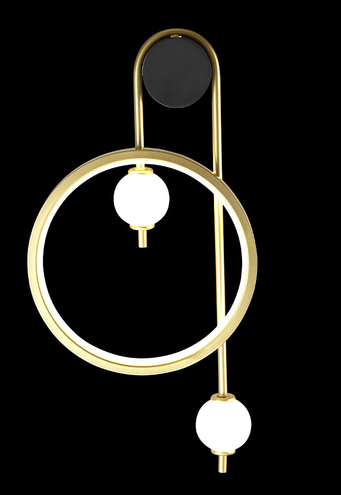 RODRIGO AP20W LED BLACK/GOLD Crystal Lux