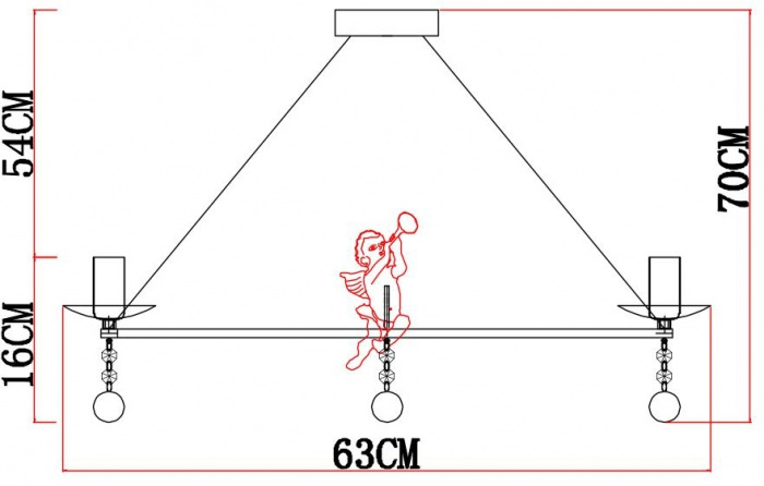 A1133SP-6WG Arte Lamp