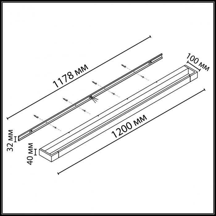 3888/36WL Odeon Light
