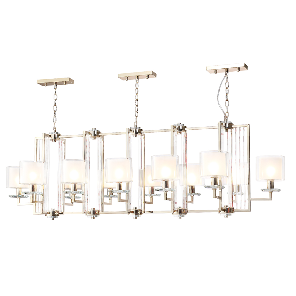 NICOLAS SP12 L1600 GOLD/WHITE Crystal Lux