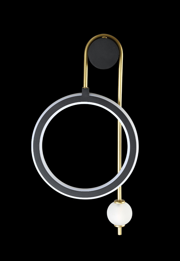 CORIDA AP25W LED BLACK/GOLD Crystal Lux