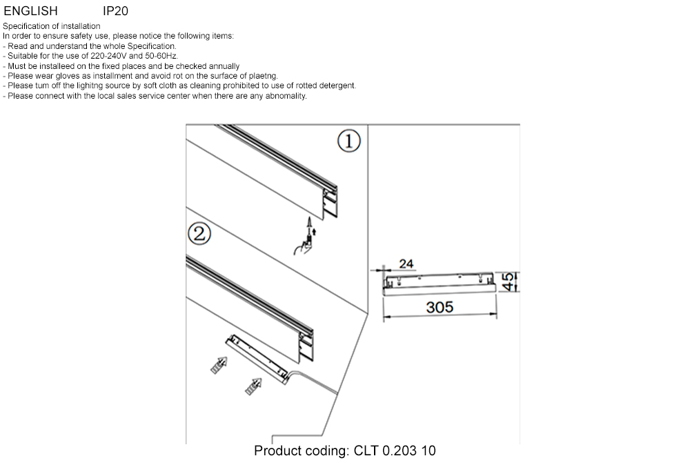 CLT 0.203 10 BL Crystal Lux