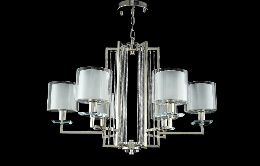 NICOLAS SP-PL6 NICKEL/WHITE Crystal Lux