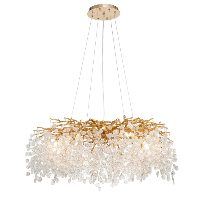 FTB006R-100 brass/clear Delight Collection