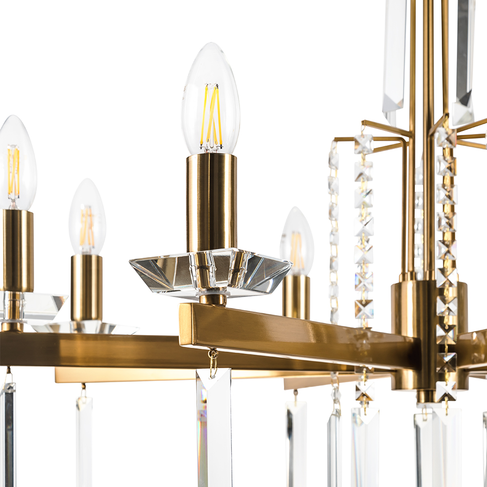MARRON SP8 BRASS Crystal Lux