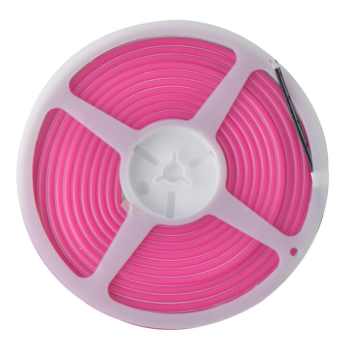 ULS-N01-2835-120LED/m-6mm-IP67-DC12V-9W/m-5M-PINK блистер Uniel