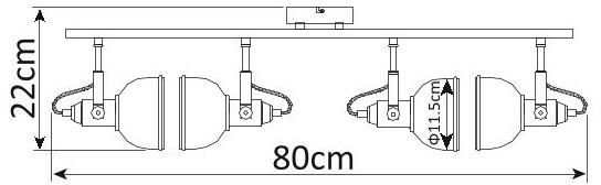 A5215PL-4WG Arte Lamp