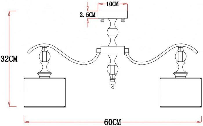 A4038PL-5CC Arte Lamp